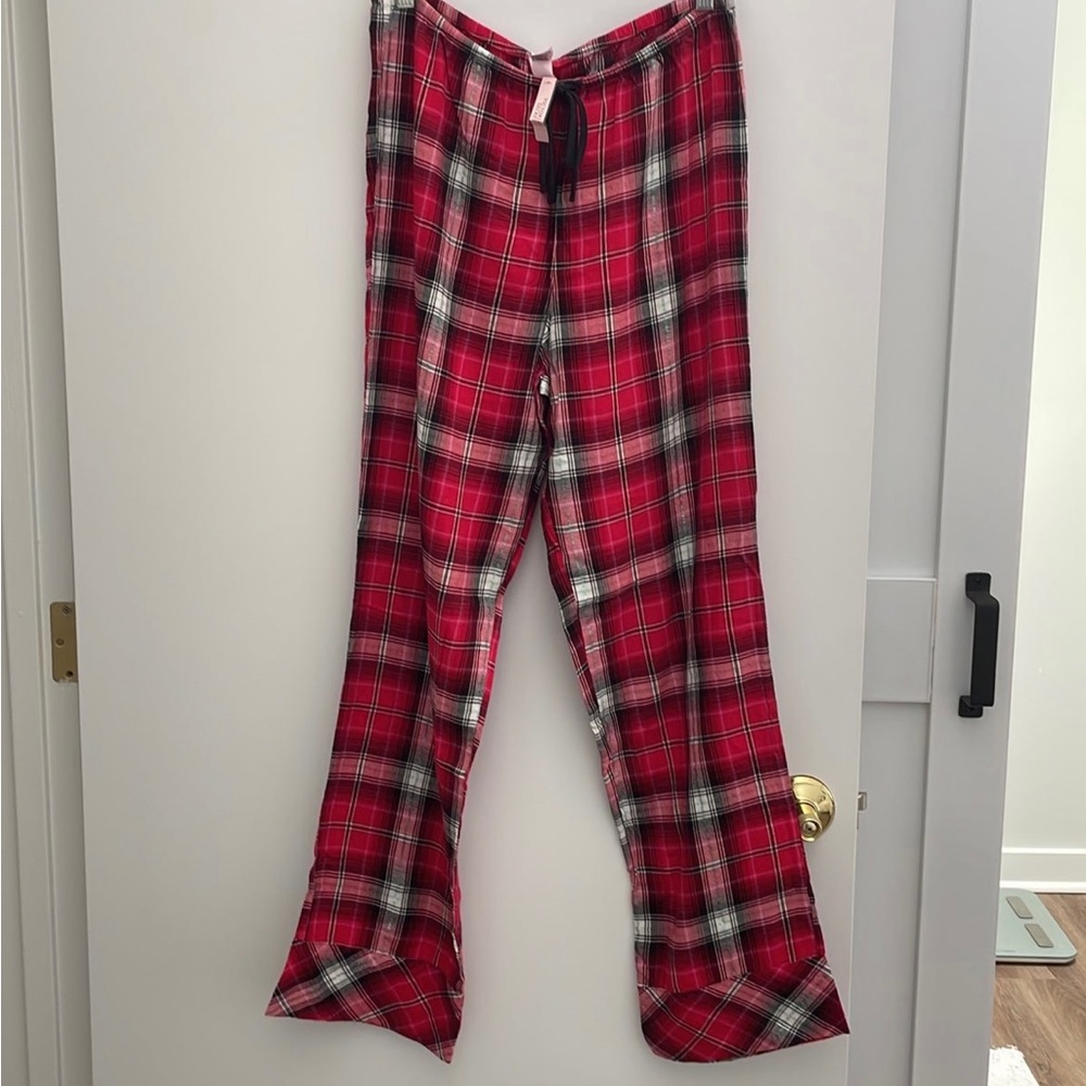 Victoria Secret NWT red plaid pajama pants